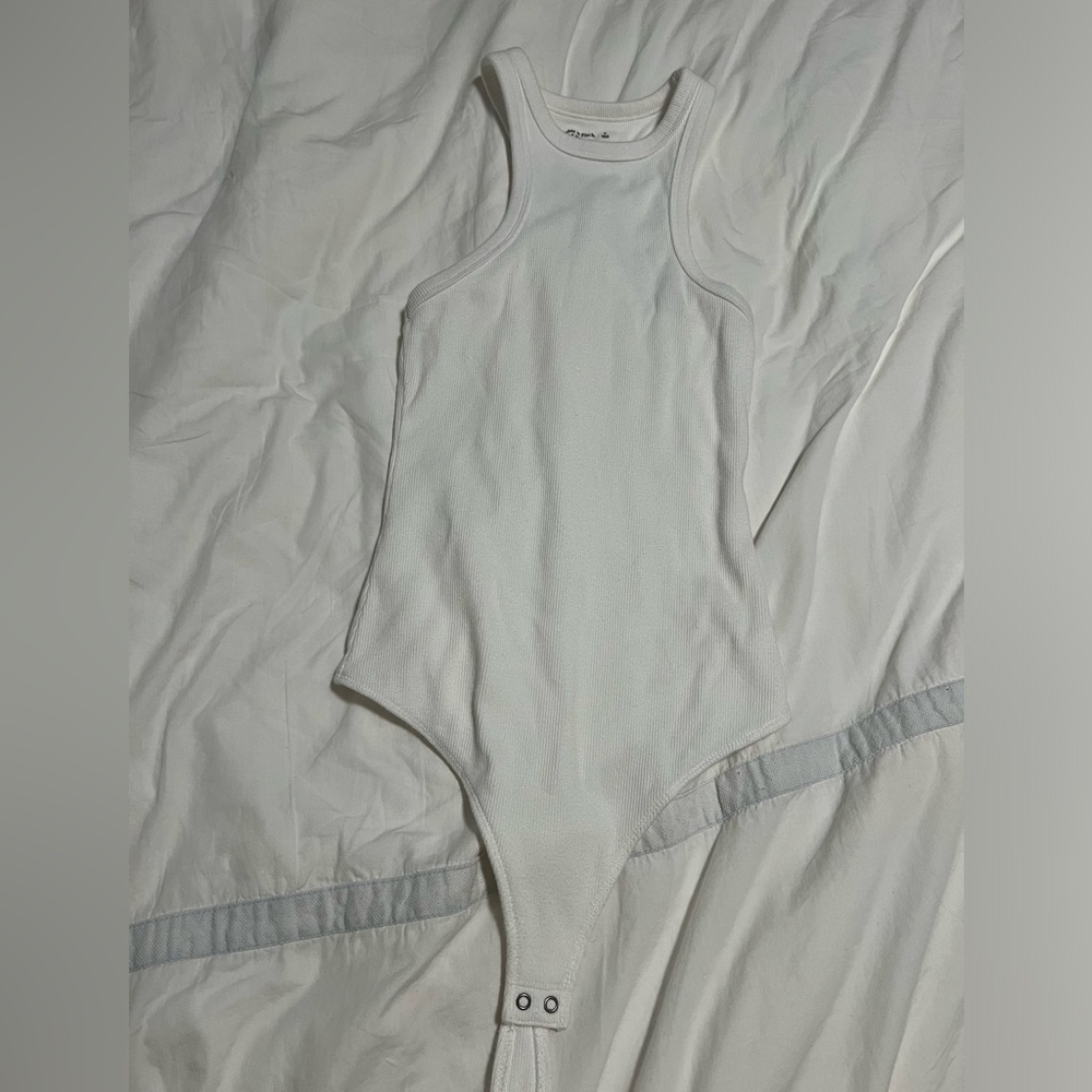 Abercrombie & Fitch Soft A&F Rib Cotton Bodysuit